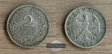 Deutschland 2 Reichsmark 1925, A  FM-Frankfurt  Feinsilber: 5g