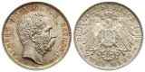 Sachsen: Albert, 2 Mark 1902 a.d. Tod, TOP-EXEMPLAR mit schön...