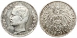 Bayern: Otto, 5 Mark 1898, hübsche Patina!