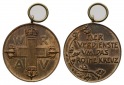 Medaille; Orden Rotes Kreuz; Bronze; tragbar; 15,38 g; Ø 33,21