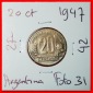 Ⰶ KUH (1942-1950): ARGENTINIEN ★ 20 CENTAVO 1947! IN PACKU...