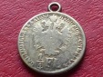 Silbermünze 1/4 Florin 1859 Österreich mit Öse – Medaille?