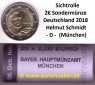 Rolle -D-...2 Euro Sondermünze 2018...Schmidt