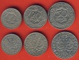 Polen 10 + 20 + 50 Groszy 1923