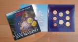 San Marino 2002, originaler KMS, von 1 Cent - 2 €, 3,88 Euro...