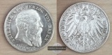 Deutsches Kaiserreich. Baden, Friedrich I. 2 Mark 1907 G  FM-F...