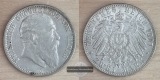 Deutsches Kaiserreich. Baden, Friedrich I. 2 Mark 1907 G  FM-F...