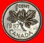 Ⰶ NICHT NACKT (1953-1964): KANADA ★ 1 CENT 1957! ELISABETH...