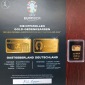 Goldbarren Fußball UEFA EURO 999,9 Gold 1/100 oz mit Echtheit...