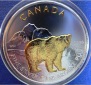 - kirofa - CANADA 5$- 2011 - GRIZZLY-GILDED-VERGOLDET - 1 oz S...