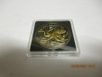 1 Dollar Barbados 2021 Gold & Schwarz Ruthenium  mit Zertifikat