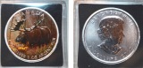 - kirofa - KANADA 5$- 2012 - MOOSE - ELCH - FARBE - 1 oz Silve...