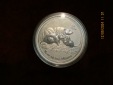 1 Dollar Australien 2008 Lunar II Maus Silbermünze 1 Oz 999er...