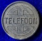 Niederlande 2 1/2 Cent o.J. Telefonmarke 2. Weltkrieg