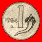 Ⰶ FÜLLHORN (1951-2001): ITALIEN ★ 1 LIRA 1954R ASTRONOMIE...