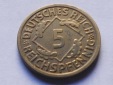 Deutschland Weimarer Republik 5 Pfennig 1924 F, seltener Jahrg...