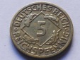 Deutschland Weimarer Republik 5 Pfennig 1926 F, seltener Jahrg...