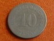 Deutschland Kaiserreich 10 Pfennig 1875 E, seltener Jahrgang.