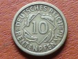 Deutschland Weimarer Republik 10 Pfennig 1923 G, seltener Jahr...