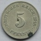 Kaiserreich: 5 Pfennig 1910 J