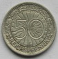 Weimarer Republik: 50 Pfennig 1935 G