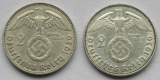 Deutsches Reich: 2 Mark 1936 D + G