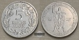 Deutschland, Weimarer Rep. 5 Reichsmark 1925F 1000 Jahre Rhein...