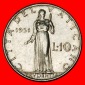 Ⰶ GÖTTIN PRUDENTIA (1951-1958): VATIKAN ★ 10 LIRA 1951! P...