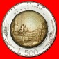 Ⰶ ROM (1982-2001): ITALIEN ★ 500 LIRA 1991R BI-METALLISCH!...