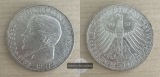 Deutschland 5 Mark, 1957 J Joseph Freiherr von Eichendorff   F...