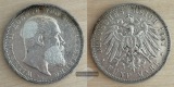 Deutsches Kaiserreich, Württemberg  5 Mark  1907 F  FM-Frankf...