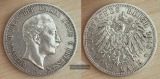 Deutsches Kaiserreich Preussen  5 Mark  Wilhelm II.  1908  A  ...