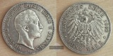 Deutsches Kaiserreich Preussen  5 Mark  Wilhelm II.  1902  A  ...