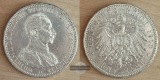 Deutsches Kaiserreich Preussen  5 Mark  1913 A  Wilhelm II. in...