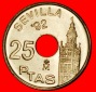 Ⰶ SEVILLA MINARETT GIRADA: SPANIEN ★ 25 PESETA 1992! JUAN ...