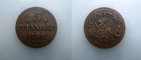 Rostock 3 Pfennig 1864 HK