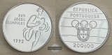 Portugal.  200 Escudos 1992 Olympische Sommerspiele, Barcelona...