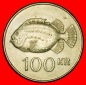 Ⰶ GROSSBRITANNIEN FISCH (1995-2011): ISLAND ★ 100 KRONER 2...