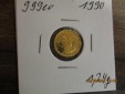 25 Dollars 1990 Cook Islands  Goldmünze 999er Gold 1,24 Gramm...