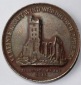 Hamburg Bronzemedaille 1842;Zerstörung der St. Nikolaikirche ...