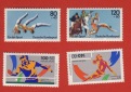 Bund 1983/89 2 Sätze Mi.1172 - 1173 Sport + Mi.1408 - 1409 Sp...