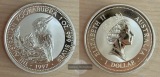 Australien,  1 Dollar 1997 Kookaburra  FM-Frankfurt  Feinsilbe...