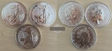 Großbritannien. 3x 2 Pounds 2021 Britannia  FM-Frankfurt  Fei...