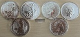 Großbritannien. 3x 2 Pounds 2021 Britannia  FM-Frankfurt  Fei...