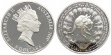 Australien: 5 $ 2000, 1 Unze Silber(31,1 gr.) zur Olympiade Si...