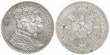 Preussen: Wilhelm, Krönungstaler 1861, AKS 116, Thun 252, sch...