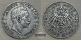 Deutsches Kaiserreich, Preussen, Wilhelm II.  5 Mark 1900 A   ...