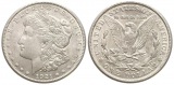 USA: 1 $ 1921, Morgan Dollar, 26,7 gr. 900er Silber, hübsche ...