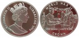 Gibraltar: Elisabeth II., 2. Weltkrieg, König Georg VI. triff...