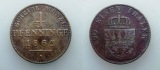 Altdeutschland,Preussen 4 Pfennig 1862 A